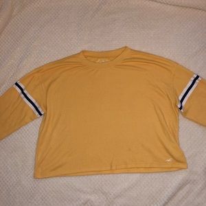 Hollister yellow long sleeve